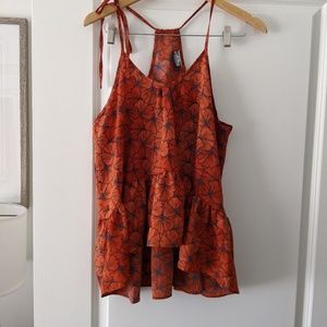 Manuhealii - Lei ‘Ilima Kiki Babydoll Top - Mango